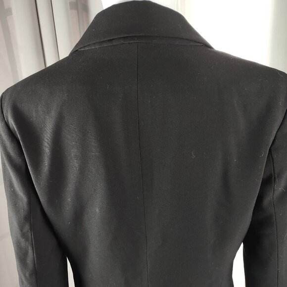 New York & Company Women’s Black One-Button Faux Pockets Blazer Jacket Size 4 - Picture 5 of 13